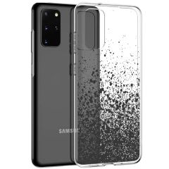 iMoshion Coque Design Samsung Galaxy S20 Plus - Eclaboussures - Noir