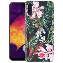 iMoshion Coque Design Galaxy A50 / A30s - Jungle - Vert / Rose