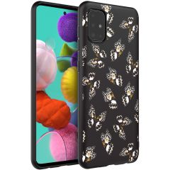iMoshion Coque Design Samsung Galaxy A51 - Papillon - Noir / Blanc