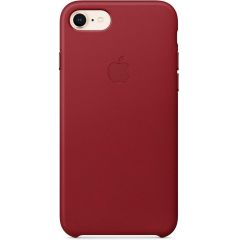 Apple Coque Leather iPhone SE (2020) / 8 / 7 - Red