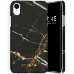 Selencia Coque Maya Fashion iPhone Xr - Marble Black