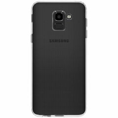 Coque silicone Samsung Galaxy J6 - Transparent