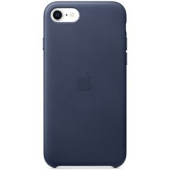 Apple Coque Leather iPhone SE (2022 / 2020) - Midnight Blue