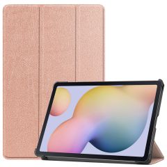 iMoshion Coque tablette Trifold Samsung Galaxy Tab S8 / S7 - Rose Champagne
