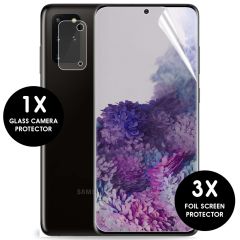iMoshion Protection d'écran + en verre Appareil photo Galaxy S20 Plus
