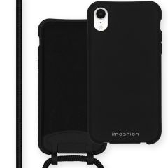 iMoshion Coque de couleur avec cordon amovible iPhone Xr - Noir