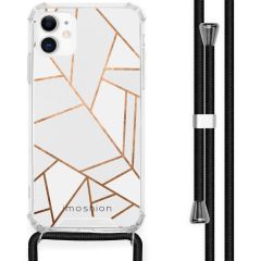 iMoshion Coque Design avec cordon iPhone 11 - Cuive graphique - Blanc