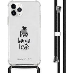 iMoshion Coque Design avec cordon iPhone 11 Pro - Live Laugh Love