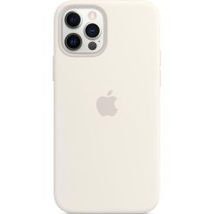 Apple Coque en silicone MagSafe iPhone 12 Pro Max - White