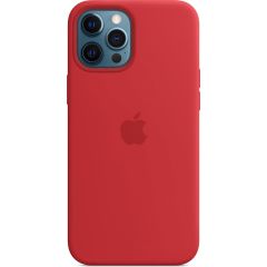 Apple Coque en silicone MagSafe iPhone 12 Pro Max - Red
