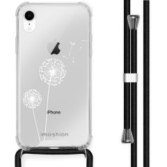 iMoshion Coque Design avec cordon iPhone Xr - Pissenlit - Blanc