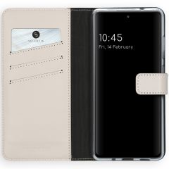 Selencia Étui de téléphone en cuir véritable Samsung Galaxy S20 FE