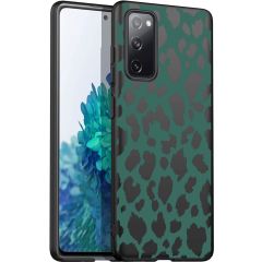 iMoshion Coque Design Samsung Galaxy S20 FE - Léopard - Vert / Noir