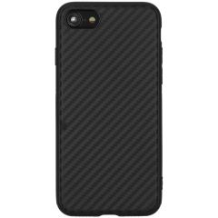 Coque silicone Carbon iPhone SE (2022 / 2020) / 8 / 7 - Noir