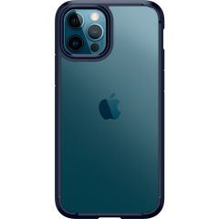 Spigen Coque Ultra Hybrid iPhone 12 (Pro) - Bleu foncé