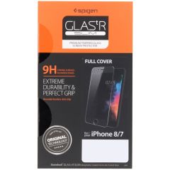 Spigen Protection d'écran en verre trempé GLAStR Full Cover pour iPhone 8 / 7