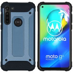 iMoshion Coque Rugged Xtreme Motorola Moto G8 Power - Bleu foncé
