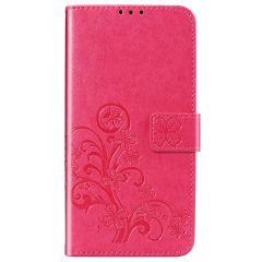 Etui de téléphone Fleurs de Trèfle OnePlus 8 - Fuchsia