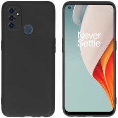 iMoshion Coque Color OnePlus Nord N100 - Noir