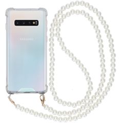 iMoshion Coque avec dragonne Samsung Galaxy S10 - Transparent