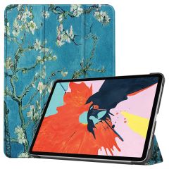 iMoshion Étui à rabat Design Trifold iPad Air (2022 / 2020) - Green Plant