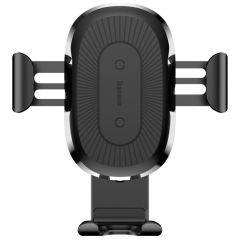 Baseus Wireless Car Charger Gravity Car Mount - Support de téléphone pour voiture - Chargeur sans fil - Tableau de bord - Noir