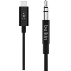 Belkin Câble Rockstar USB-C vers AUX - 1,8 mètre - Noir