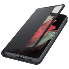 Samsung Étui de téléphone portefeuille Clear View Galaxy S21 Ultra