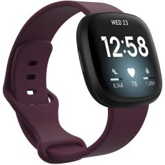 iMoshion Bracelet silicone Fitbit Sense / Versa 3 - Rouge foncé