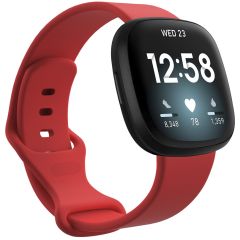 iMoshion Bracelet silicone Fitbit Sense / Versa 3 - Rouge