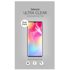 Selencia Protection d'écran Duo Pack Clear Xiaomi Mi Note 10 Lite