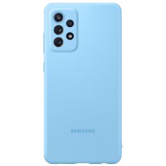 Samsung Original Coque en silicone Samsung Galaxy A72 - Bleu