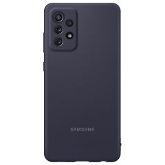 Samsung Coque en silicone Samsung Galaxy A72 - Noir