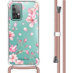 iMoshion Coque Design avec cordon Galaxy A52(s) (5G/4G) - Fleur - Rose