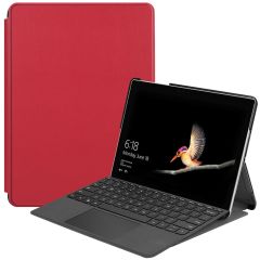 iMoshion Étui de tablette Trifold Microsoft Surface Go 3 / 2 - Rouge