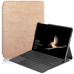 iMoshion Étui de tablette Trifold Microsoft Surface Go 3 / 2 - Dorée