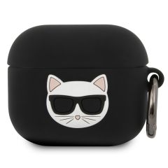 Karl Lagerfeld Choupette 3D Silicone Case Apple AirPods 3 (2021) - Noir