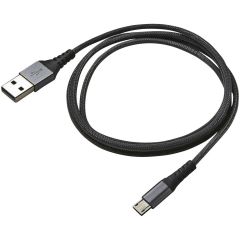 Celly Braided câble Micro-USB vers USB - 1 mètre - Noir