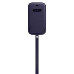 Apple Sacoche en cuir MagSafe iPhone 12 Mini - Deep Violet
