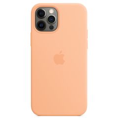 Apple Coque en silicone MagSafe iPhone 12 (Pro) - Cantaloupe