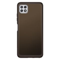 Samsung Coque Silicone Clear Galaxy A22 (5G) - Noir