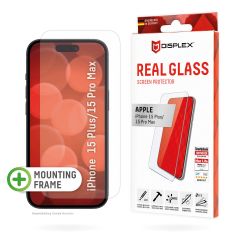Displex Protection d'écran en verre trempé Real Glass iPhone 15 Plus / 15 Pro Max