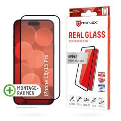 Displex Protection d'écran en verre trempé Real Glass Full Cover iPhone 15 / 15 Pro