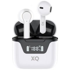 XQISIT ﻿TWS Button type TW200 - Écouteurs sans fil avec boîtier de charge - Blanc