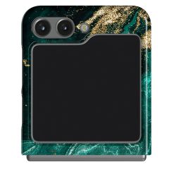Burga Coque arrière Snap Samsung Galaxy Z Flip 5 - Emerald Pool