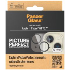 PanzerGlass Protection d'écran camera en verre trempé iPhone 15 / 15 Plus