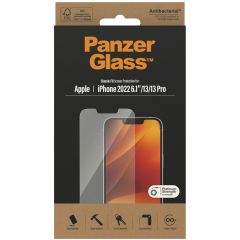 PanzerGlass Protection d'écran en verre trempé Anti-bactéries iPhone 14 / 13 / 13 Pro