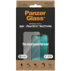 PanzerGlass Protection d'écran Ultra-Wide Fit Anti-bactérienne avec applicateur iPhone 14 Plus