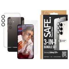 PanzerGlass ﻿Pack 3-en-1 Safe - Coque + protection d'écran + protection de caméra Samsung Galaxy S24 Plus
