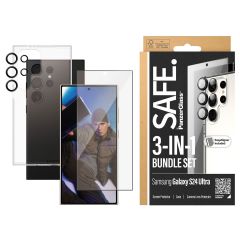PanzerGlass ﻿Pack 3-en-1 Safe - Coque + protection d'écran + protection de caméra Samsung Galaxy S24 Ultra